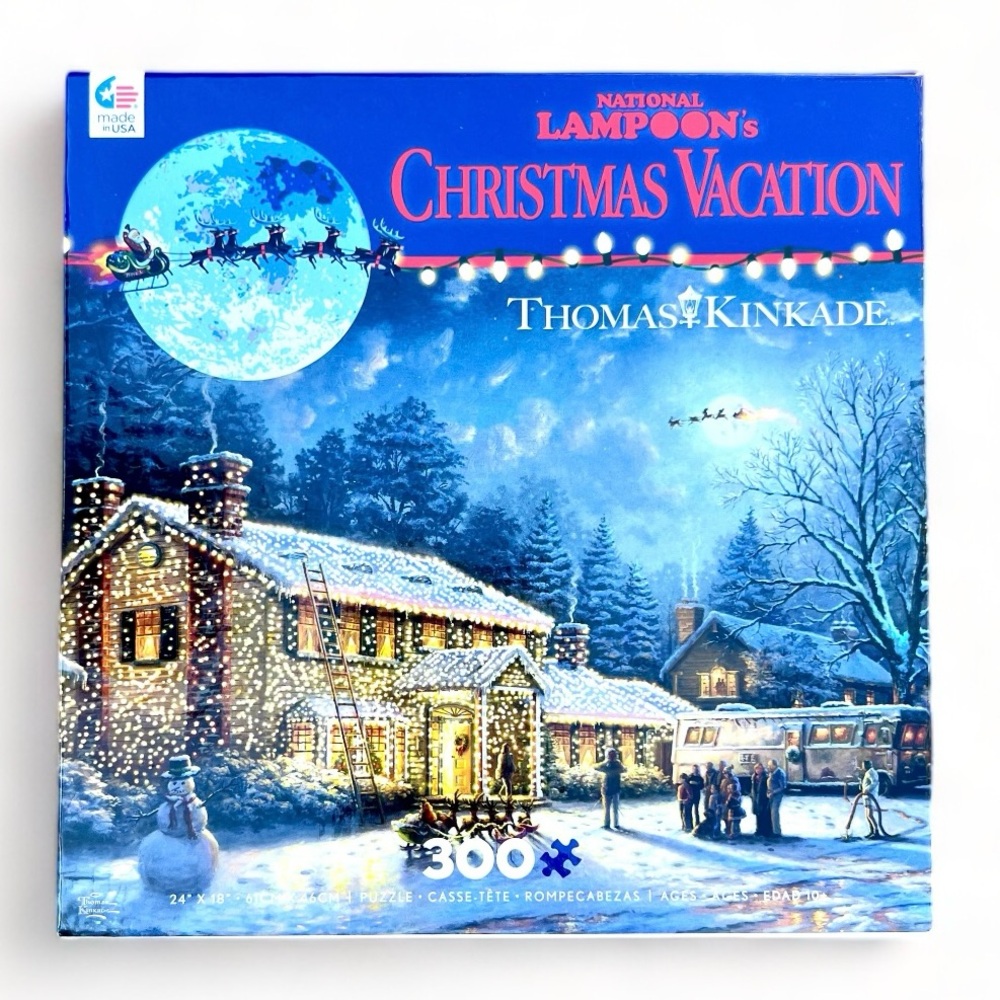 Thomas Kinkade National Lapoon’s Christmas Vacation Puzzle